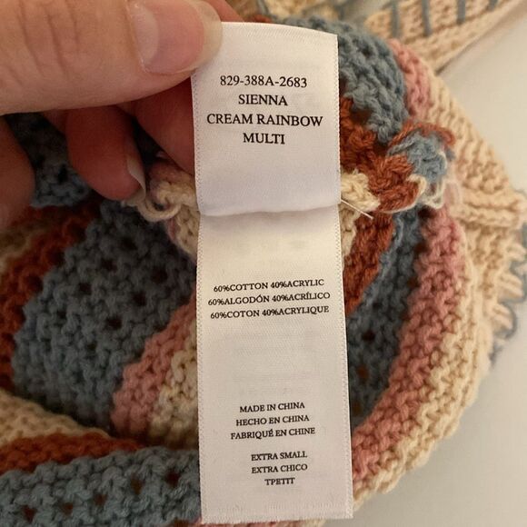 Rails Sienna Rainbow Multi Knit Top Size XS - Picture 8 of 8